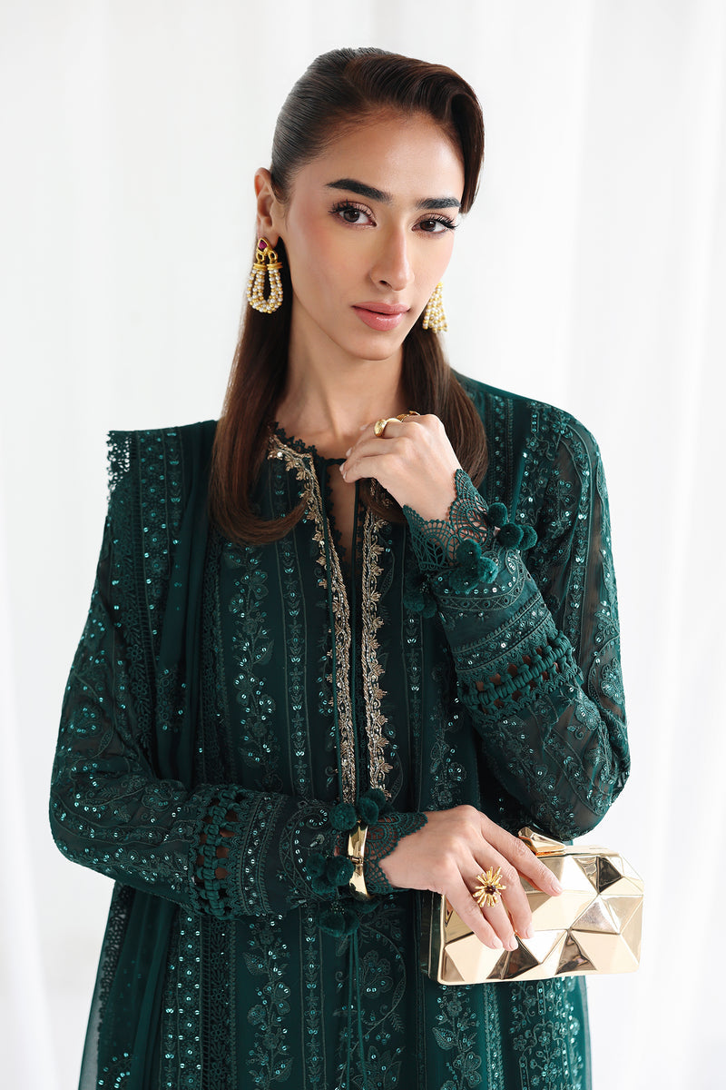 Qalamkar | Chiffon 26 | QCC-05 JANAAN by Qalamkar - Designer Dress  - Type : Ladies Clothes - Available at Libayah - 100% Original 