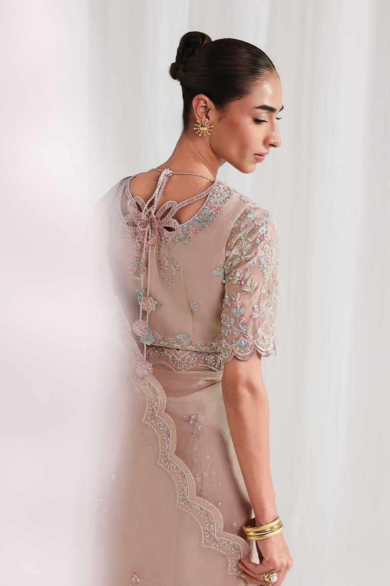 Qalamkar | Chiffon 26 | QCC-04 NOVERA by Qalamkar - Designer Dress  - Type : Ladies Clothes - Available at Libayah - 100% Original 