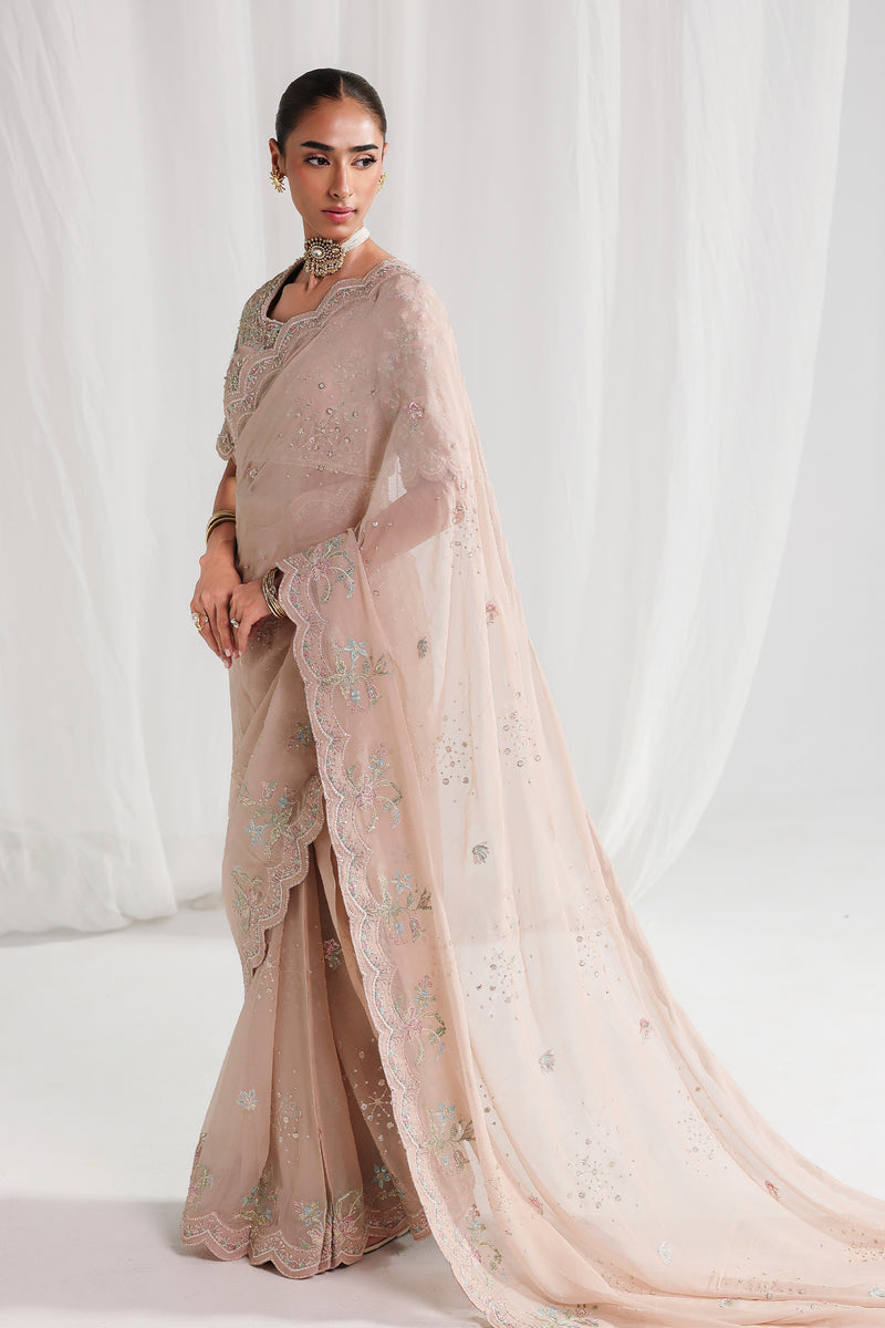 Qalamkar | Chiffon 26 | QCC-04 NOVERA by Qalamkar - Designer Dress  - Type : Ladies Clothes - Available at Libayah - 100% Original 