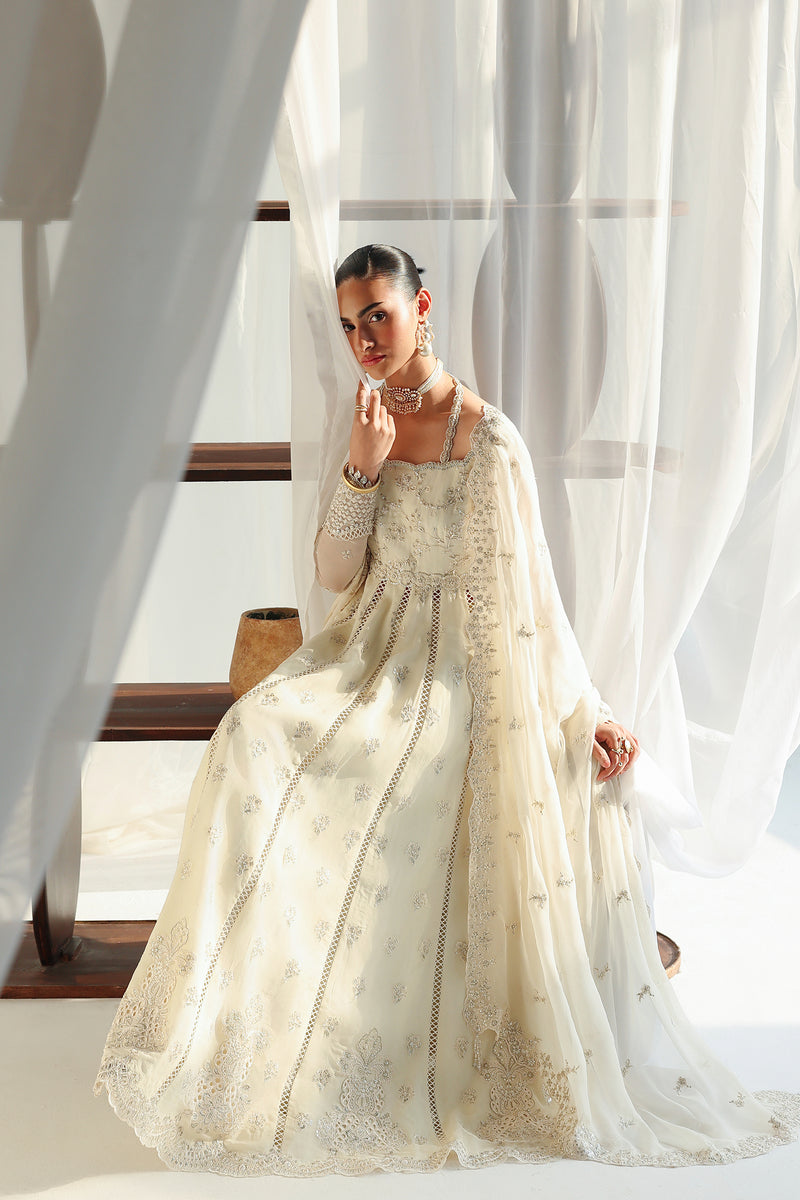 Qalamkar | Chiffon 26 | QCC-07 AMERA by Qalamkar - Designer Dress  - Type : Ladies Clothes - Available at Libayah - 100% Original 