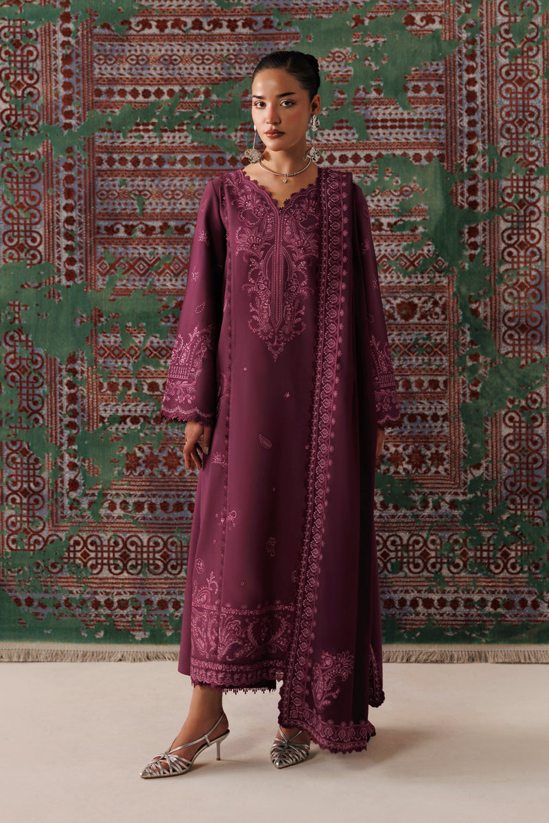 Qalamkar | Q Line Linen 26 | QLW-14 FARWA by Qalamkar - Designer Dress  - Type : Ladies Clothes - Available at Libayah - 100% Original 