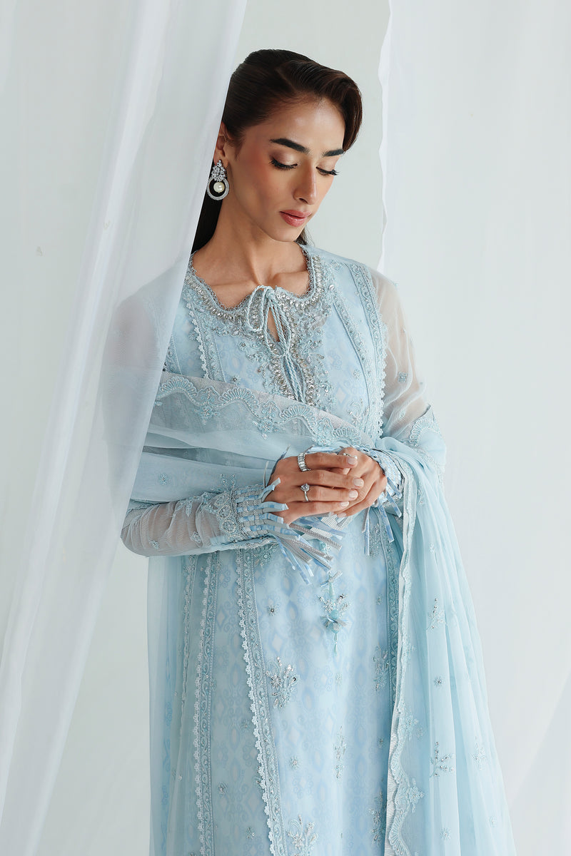 Qalamkar | Chiffon 26 | QCC-08 SONA by Qalamkar - Designer Dress  - Type : Ladies Clothes - Available at Libayah - 100% Original 
