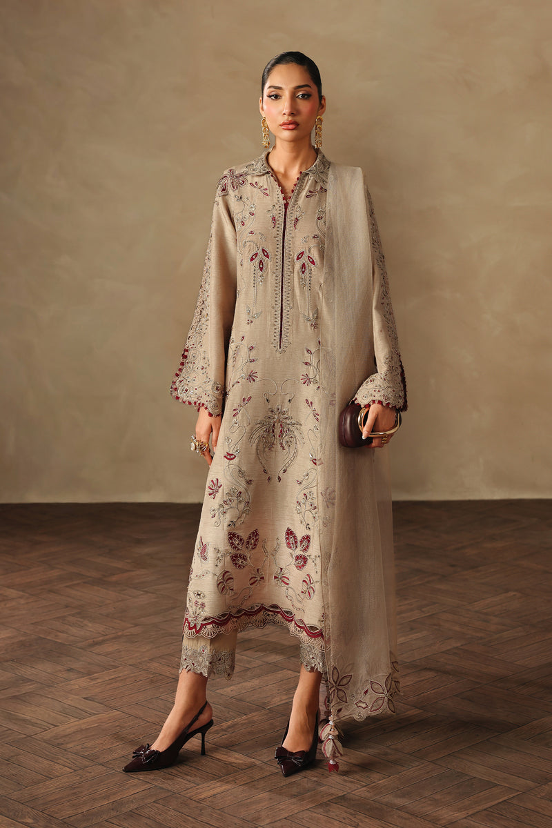Qalamkar | Luxury Pret 26 | QLP-01 - Veena by Qalamkar - Designer Dress  - Type : Ladies Clothes - Available at Libayah - 100% Original 