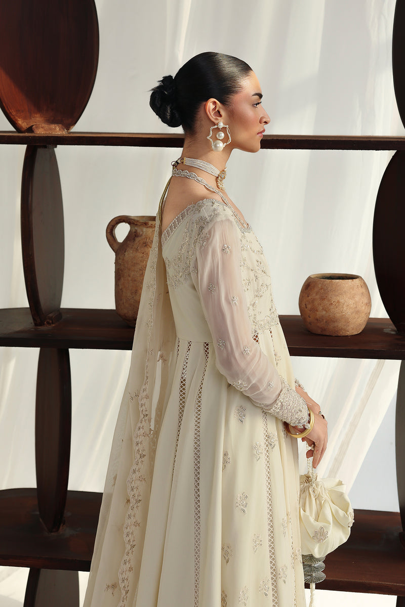 Qalamkar | Chiffon 26 | QCC-07 AMERA by Qalamkar - Designer Dress  - Type : Ladies Clothes - Available at Libayah - 100% Original 