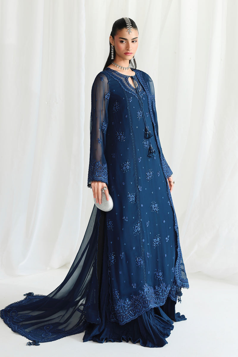 Qalamkar | Chiffon 26 | QCC-02 SHIREEN by Qalamkar - Designer Dress  - Type : Ladies Clothes - Available at Libayah - 100% Original 