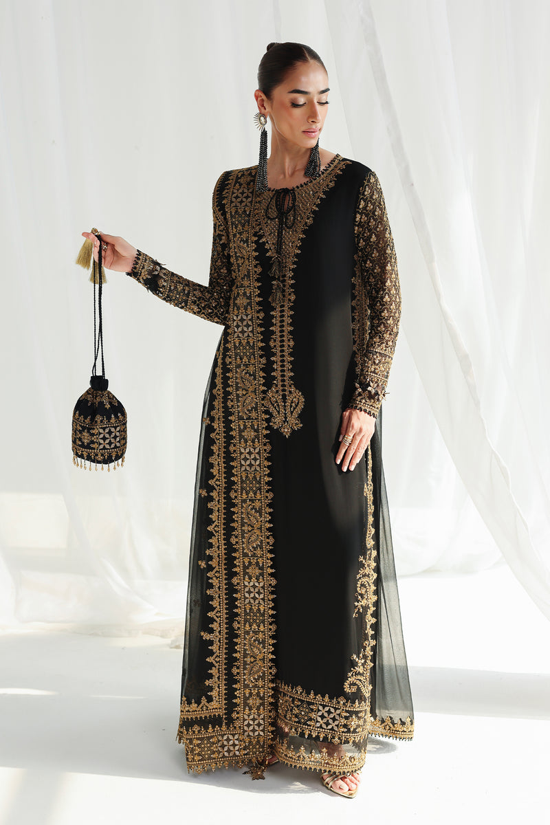 Qalamkar | Chiffon 26 | QCC-06 WALIYA by Qalamkar - Designer Dress  - Type : Ladies Clothes - Available at Libayah - 100% Original 