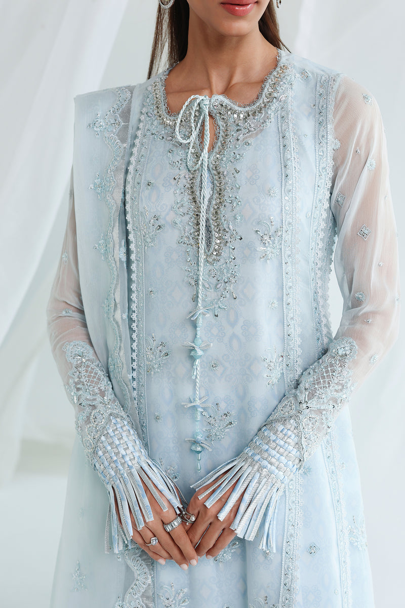 Qalamkar | Chiffon 26 | QCC-08 SONA by Qalamkar - Designer Dress  - Type : Ladies Clothes - Available at Libayah - 100% Original 