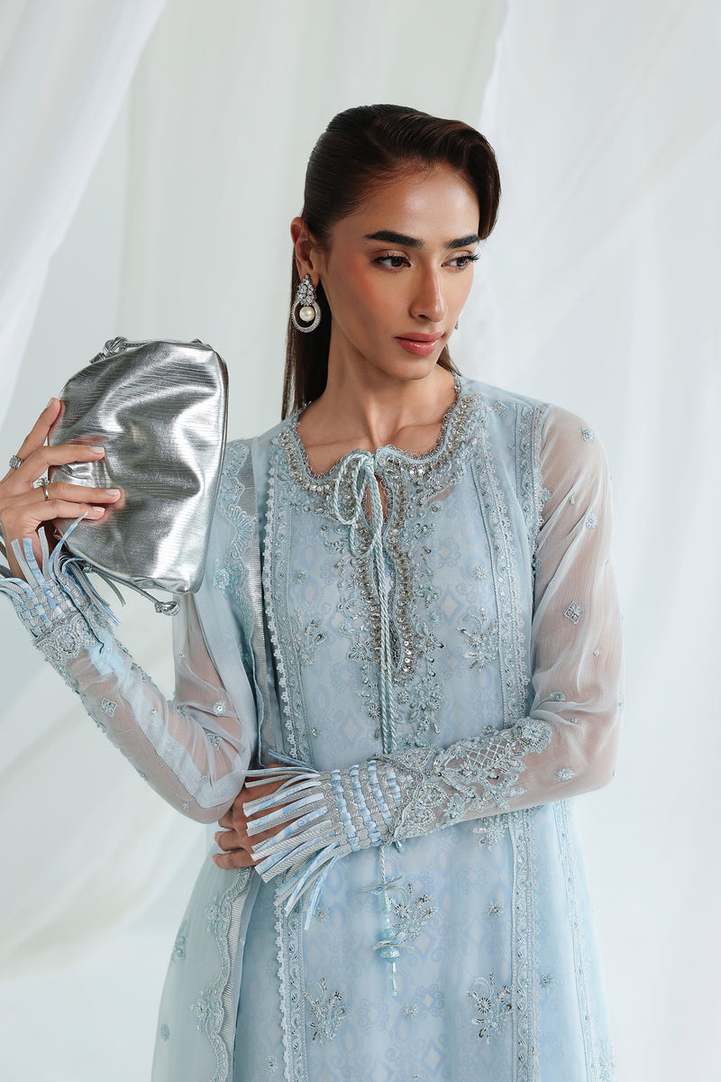 Qalamkar | Chiffon 26 | QCC-08 SONA by Qalamkar - Designer Dress  - Type : Ladies Clothes - Available at Libayah - 100% Original 