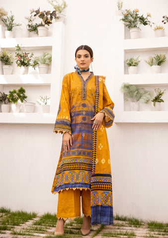 Art & Style |Monsoon Collection | D#01 by Art & Style - Designer Dress - Type: Ladies Clothes - Available at Libayah - 100% Original