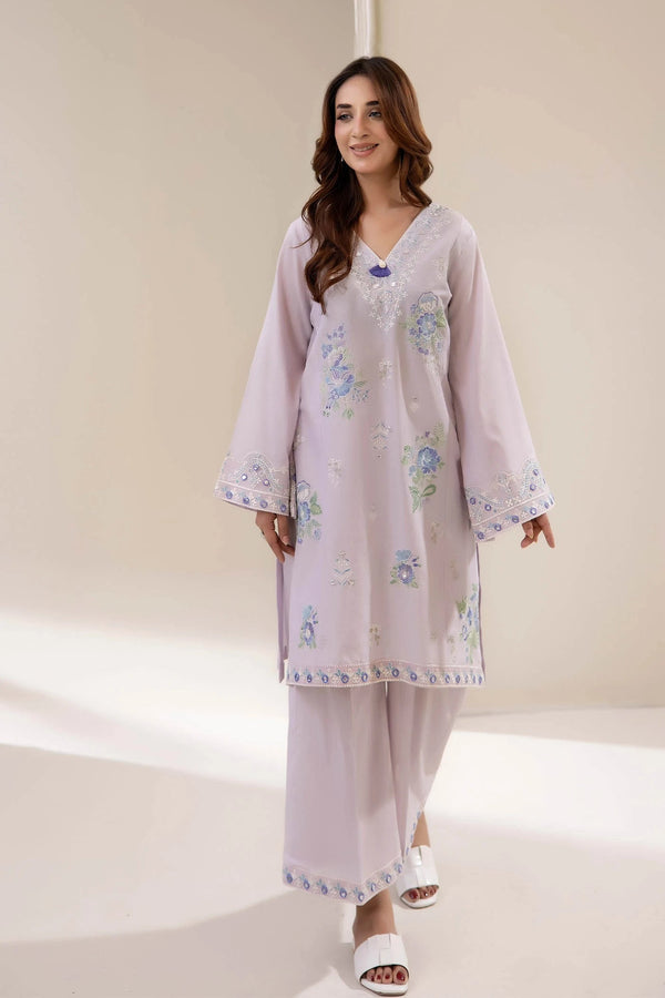 Adans Libas | Embrodiered Co Ord Sets | 4063 by Adans Libas - Designer Dress  - Type : Ladies Clothes - Available at Libayah - 100% Original 
