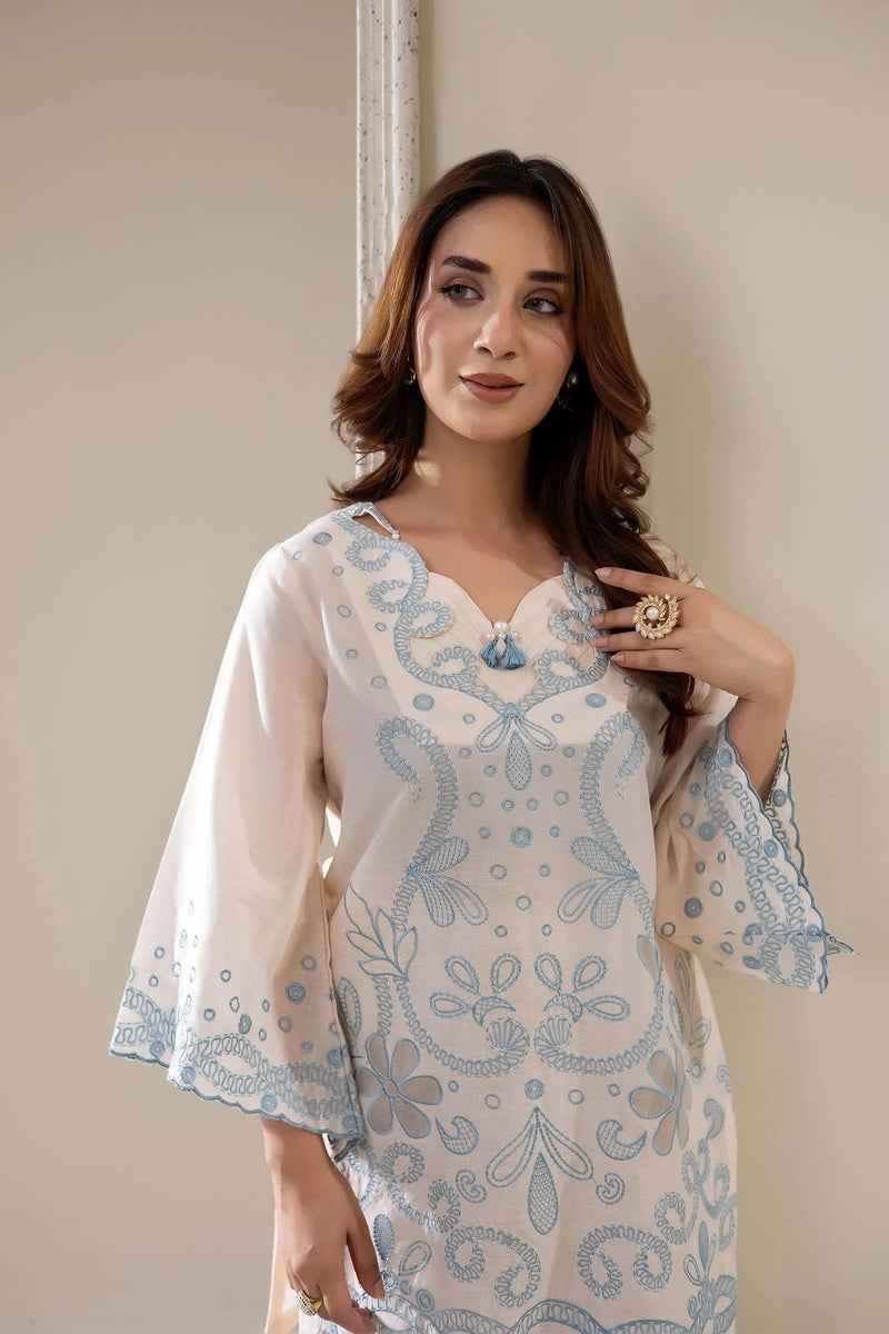 Adans Libas | Embrodiered Co Ord Sets | 4069 by Adans Libas - Designer Dress  - Type : Ladies Clothes - Available at Libayah - 100% Original 