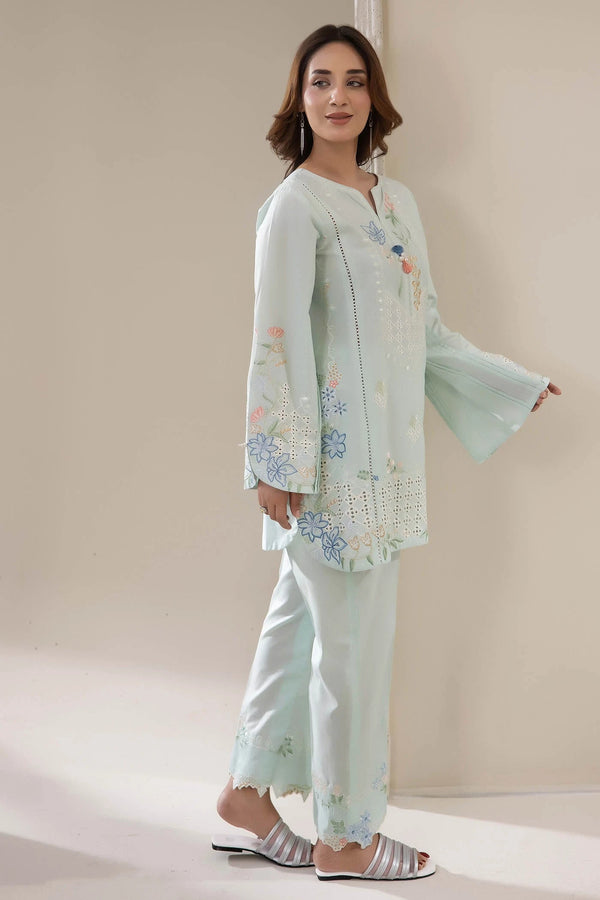 Adans Libas | Embrodiered Co Ord Sets | 4070 by Adans Libas - Designer Dress  - Type : Ladies Clothes - Available at Libayah - 100% Original 