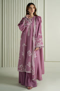 Mahnur | Twilight Luxury Lawn 25 | ORCHID GLAZE by Cross Stitch - Designer Dress - Type: Ladies Clothes - Available at Libayah - 100% Original