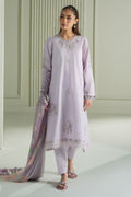 Mahnur | Twilight Luxury Lawn 25 | VIOLET VEIL by Cross Stitch - Designer Dress - Type: Ladies Clothes - Available at Libayah - 100% Original