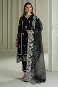 Mahnur | Twilight Luxury Lawn 25 | RAVEN MESH by Cross Stitch - Designer Dress - Type: Ladies Clothes - Available at Libayah - 100% Original