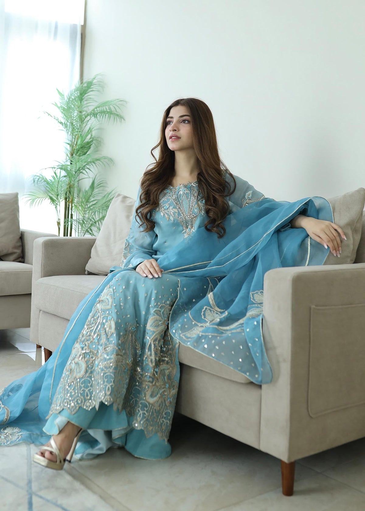 Jamnii | Mystic Garden | Blue Whispers by Jamnii - Designer Dress - Type: Ladies Clothes - Available at Libayah - 100% Original