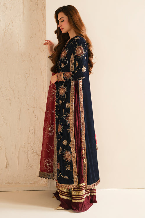 Jazmin | Velvet Edit 24 | VF-2040 by Jazmin - Designer Dress - Type: Ladies Clothes - Available at Libayah - 100% Original