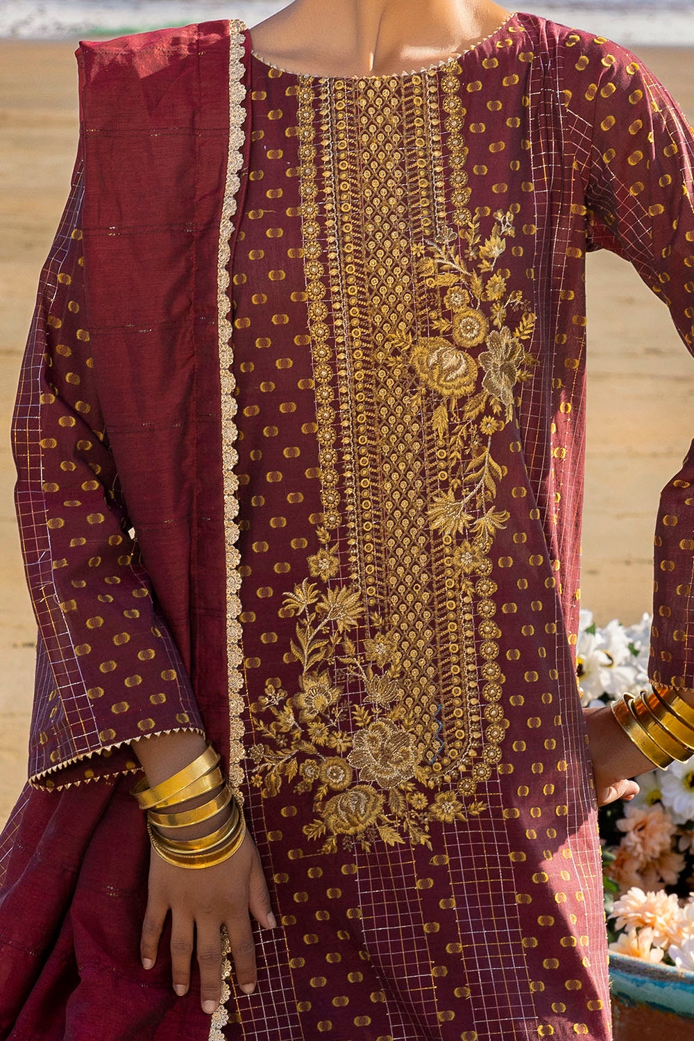 Gul Ahmed | Taara 25 | MJ-42038 by Gul Ahmed - Designer Dress - Type: Ladies Clothes - Available at Libayah - 100% Original