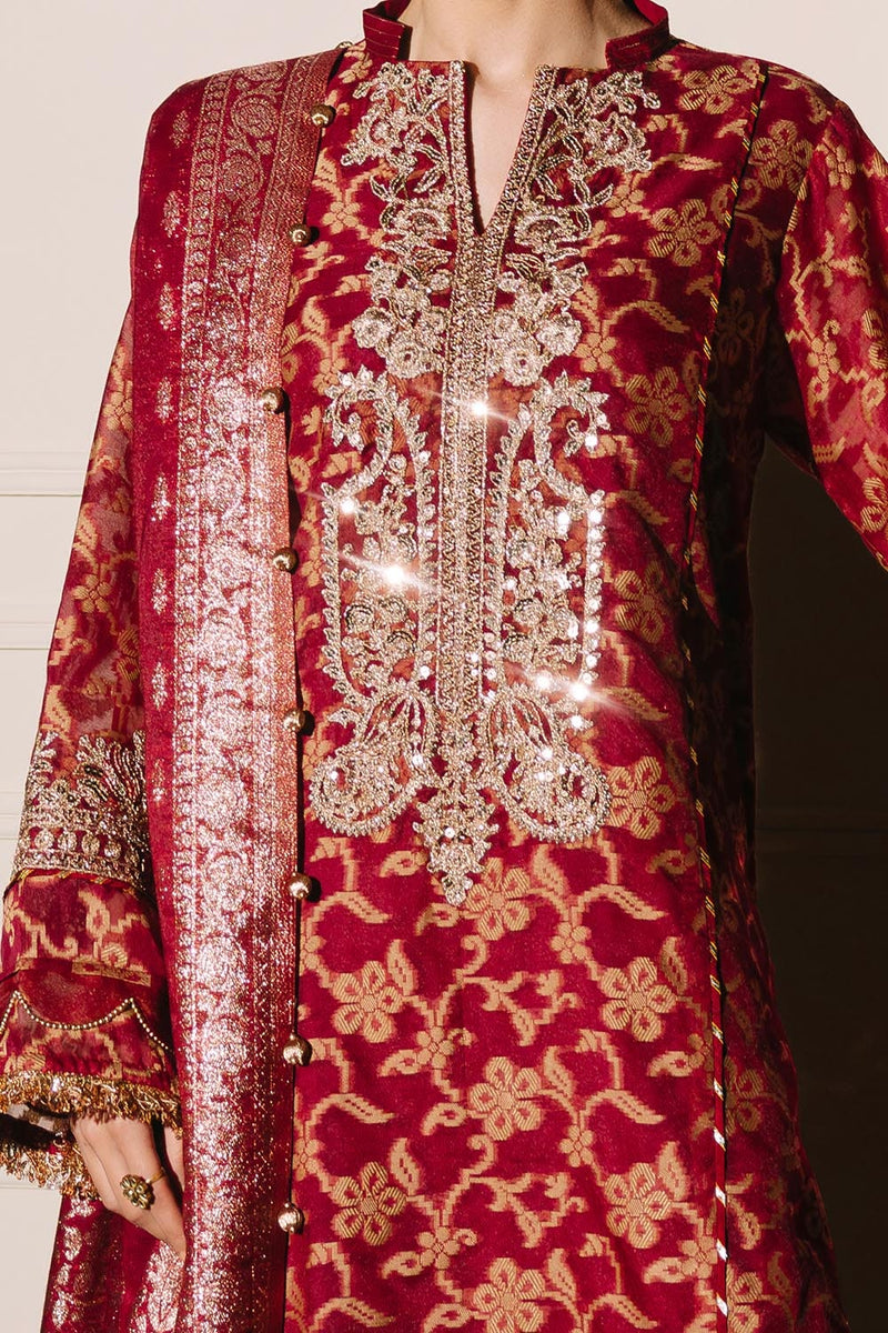 Gul Ahmed | Festive Eid 25 | FE-52073 by Gul Ahmed - Designer Dress - Type: Ladies Clothes - Available at Libayah - 100% Original