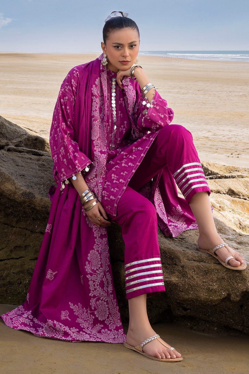 Gul Ahmed | Taara 25 |JD-42010 by Gul Ahmed - Designer Dress - Type: Ladies Clothes - Available at Libayah - 100% Original