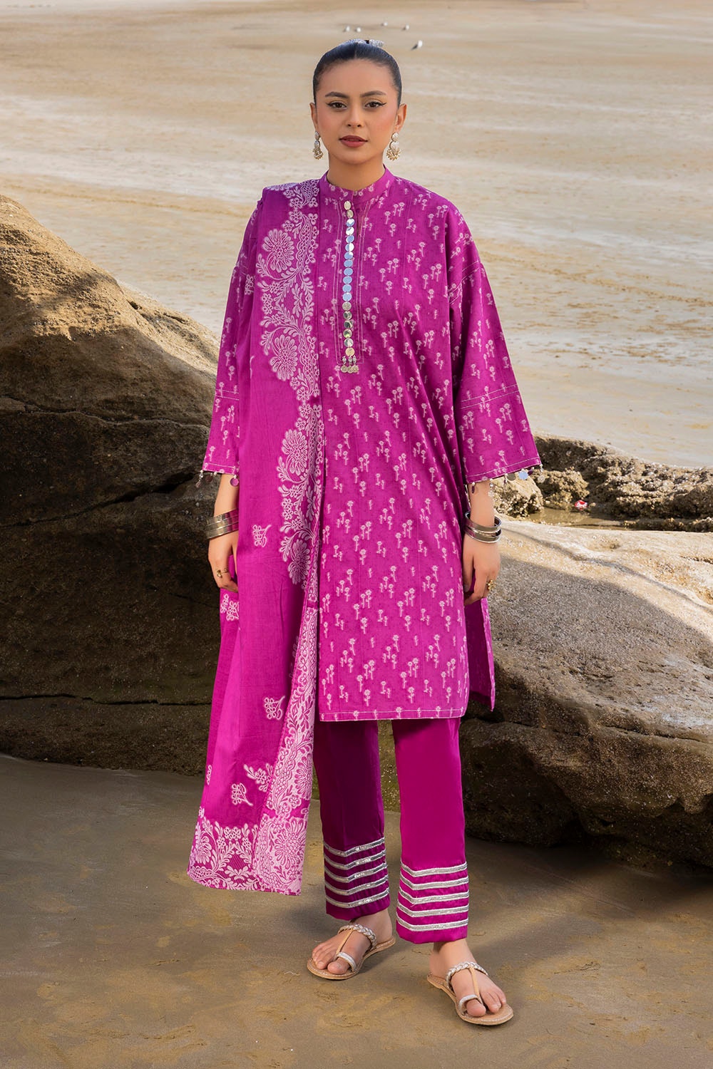 Gul Ahmed | Taara 25 |JD-42010 by Gul Ahmed - Designer Dress - Type: Ladies Clothes - Available at Libayah - 100% Original