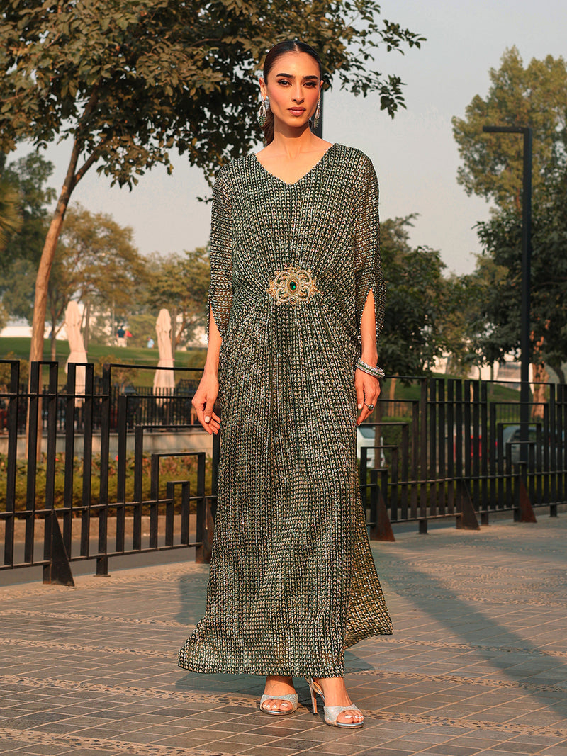 Ain | Raya Luxury Formals |AN-108 JADE by Ain - Designer Dress  - Type : Ladies Clothes - Available at Libayah - 100% Original 