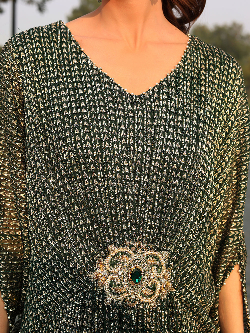 Ain | Raya Luxury Formals |AN-108 JADE by Ain - Designer Dress  - Type : Ladies Clothes - Available at Libayah - 100% Original 