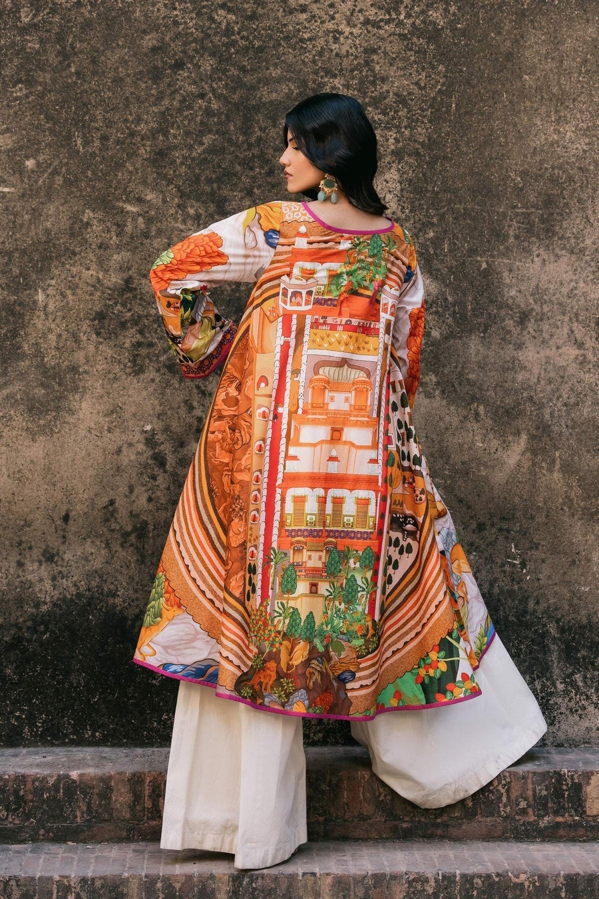 Fahad Hussayn | Lawn Banger | Jaisamand by Fahad Hussayn - Designer Dress - Type: Ladies Clothes - Available at Libayah - 100% Original
