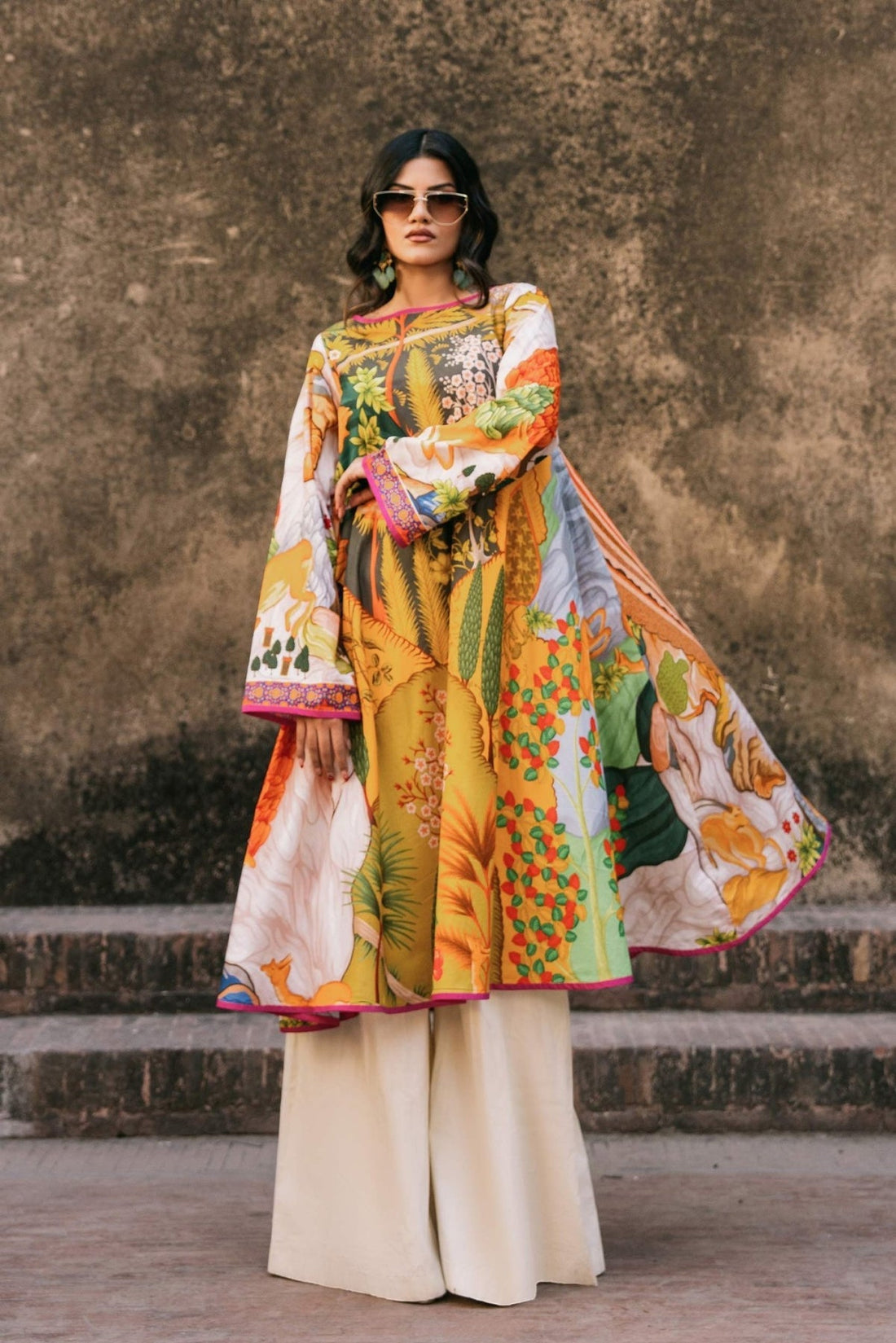 Fahad Hussayn | Lawn Banger | Jaisamand by Fahad Hussayn - Designer Dress - Type: Ladies Clothes - Available at Libayah - 100% Original