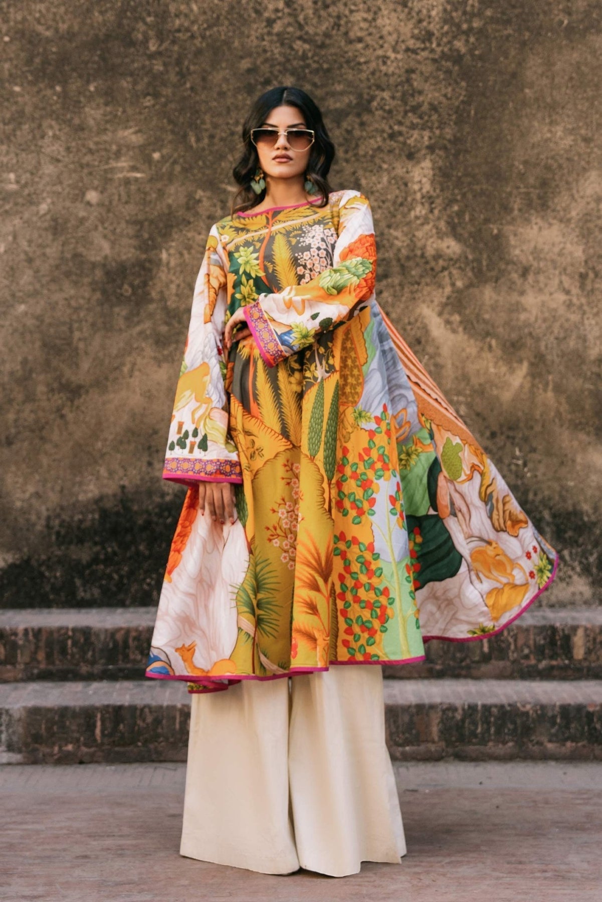 Fahad Hussayn | Lawn Banger | Jaisamand by Fahad Hussayn - Designer Dress - Type: Ladies Clothes - Available at Libayah - 100% Original