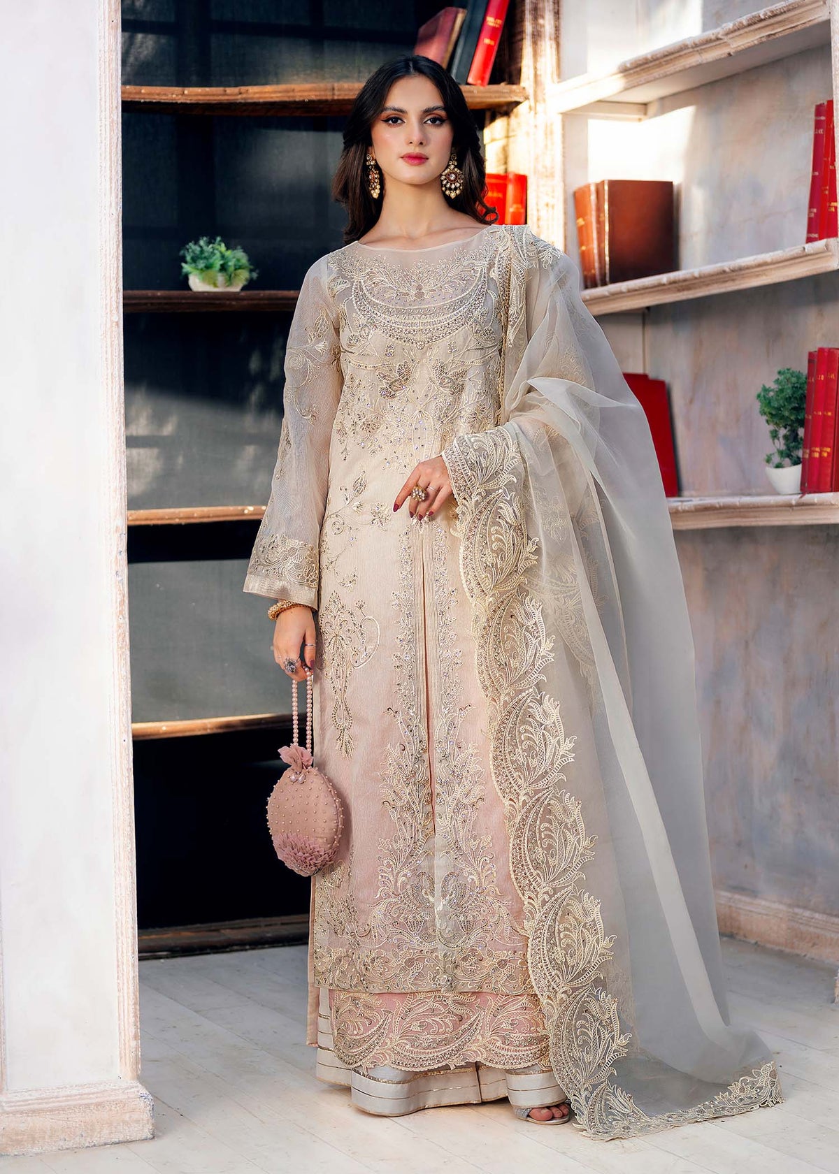 Jamnii | Jasmine Formals | CARNATION VIEL by Jamnii - Designer Dress - Type: Ladies Clothes - Available at Libayah - 100% Original