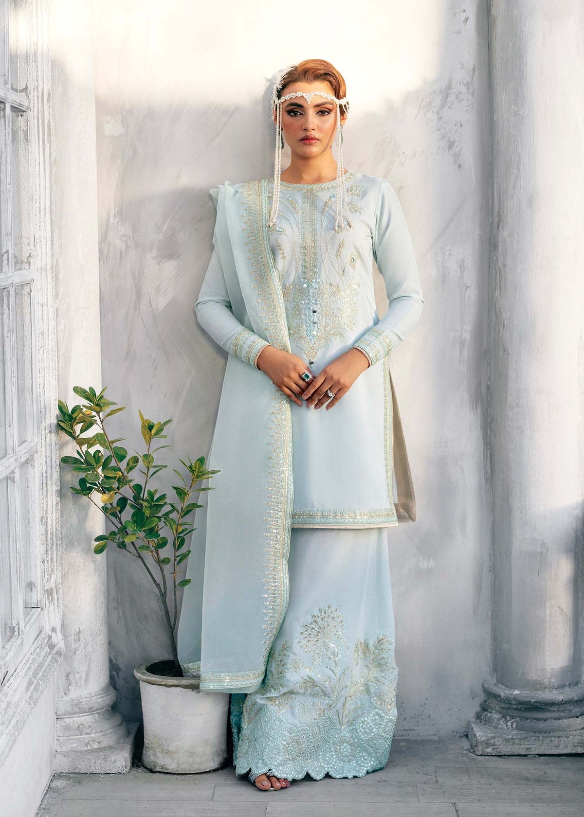 Jamnii | Jasmine Formals | AQUA BLOOM by Jamnii - Designer Dress - Type: Ladies Clothes - Available at Libayah - 100% Original