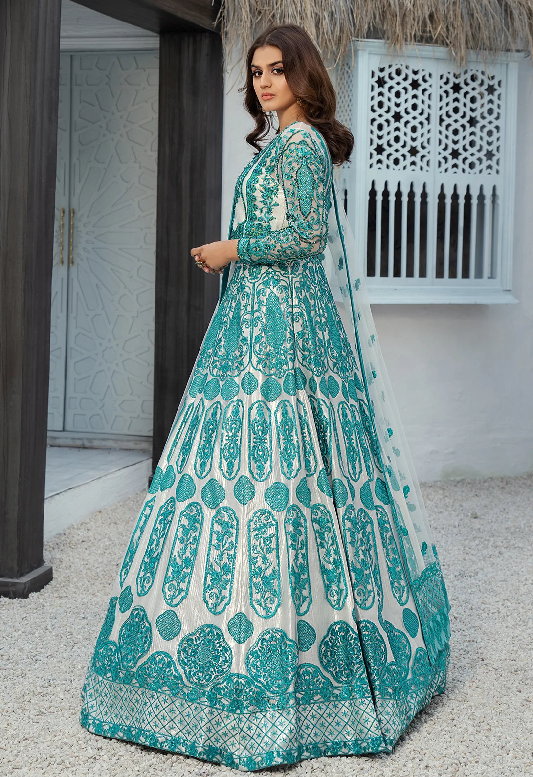 Waqas Shah | Malika E Jahan | Jasmine by Waqas Shah - Designer Dress - Type: Ladies Clothes - Available at Libayah - 100% Original