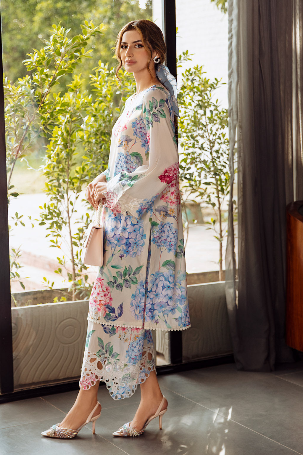 Afrozeh | Basic Pret 26 RTW | NACRE by Afrozeh - Designer Dress  - Type : Ladies Clothes - Available at Libayah - 100% Original 