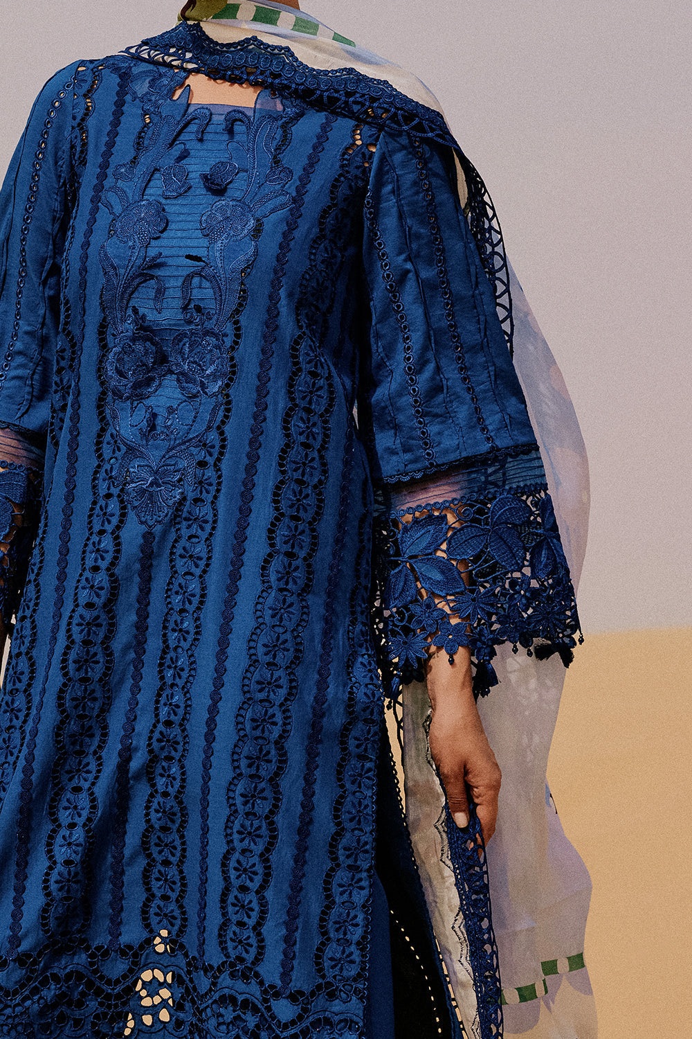 Saira Rizwan | Luxury Lawn 26 | NEA-SRL26-01 by Saira Rizwan - Designer Dress  - Type : Ladies Clothes - Available at Libayah - 100% Original 