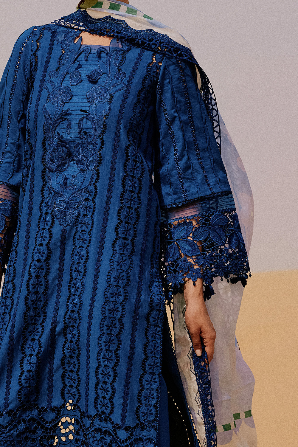 Saira Rizwan | Luxury Lawn 26 | NEA-SRL26-01 by Saira Rizwan - Designer Dress  - Type : Ladies Clothes - Available at Libayah - 100% Original 