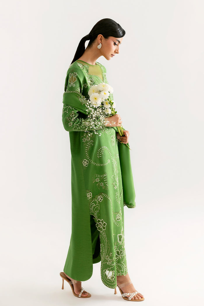 AUREE – authentic Pakistani dress from the Saira Rizwan Silk Pret 25 collection for women in the UK.