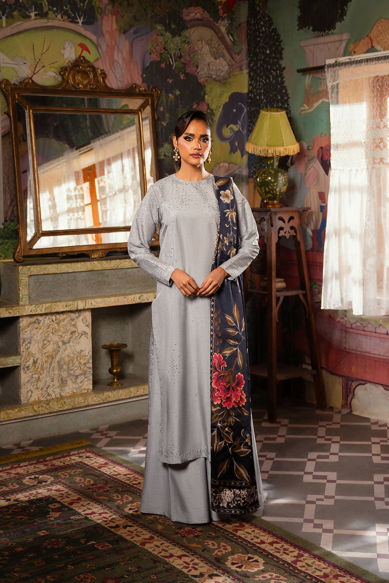Saira Rizwan | Dahini Silk Pret | SWAN - SRLP04-25 by Saira Rizwan - Designer Dress - Type: Ladies Clothes - Available at Libayah - 100% Original