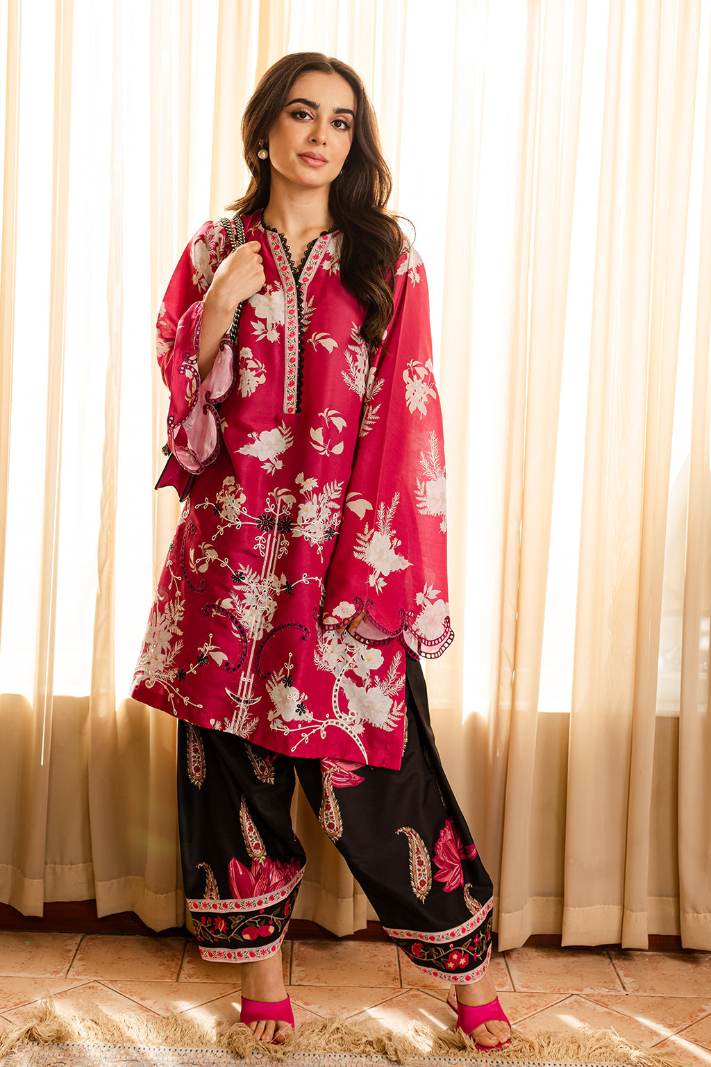 Afrozeh | Basic Pret 26 RTW | NACRE by Afrozeh - Designer Dress  - Type : Ladies Clothes - Available at Libayah - 100% Original 