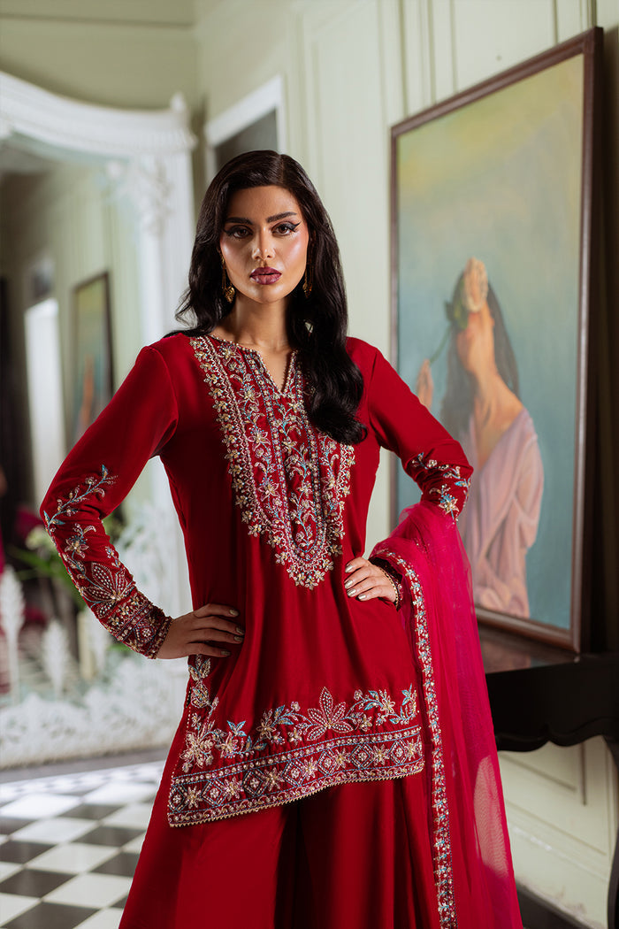 Saira Rizwan | Velvet Pret 25 | SHIREEN-SRVP25-04 by Saira Rizwan - Designer Dress - Type : Ladies Clothes - Available at Libayah - 100% Original 