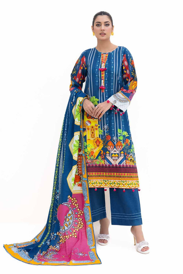 Gul Ahmed | Winter Collection 24 | Light Khaddar Suit K-42006 L by Gul Ahmed - Designer Dress - Type: Ladies Clothes - Available at Libayah - 100% Original