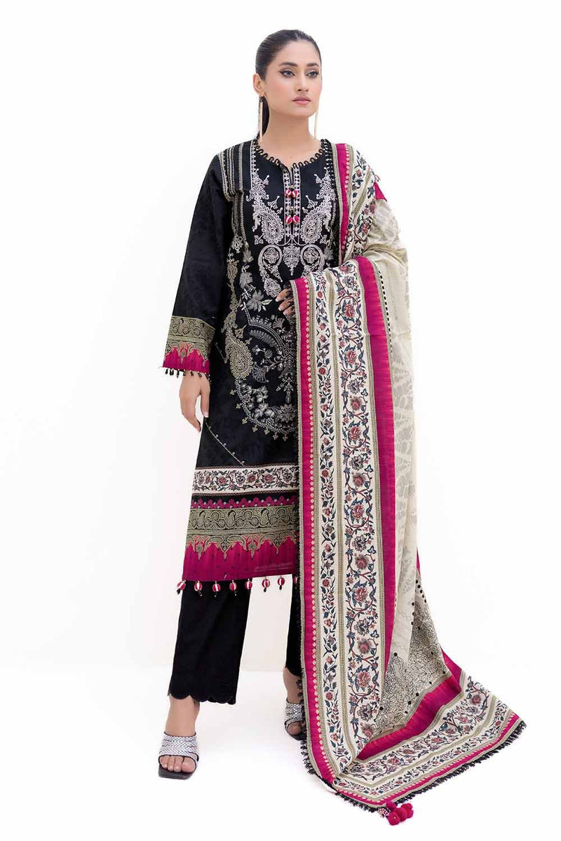 Gul Ahmed | Winter Collection 24 | Khaddar Dupatta K-42012 T by Gul Ahmed - Designer Dress - Type: Ladies Clothes - Available at Libayah - 100% Original