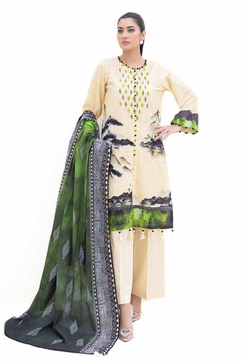 Gul Ahmed | Winter Collection 24 | Khaddar Dupatta K-42013 L by Gul Ahmed - Designer Dress - Type: Ladies Clothes - Available at Libayah - 100% Original