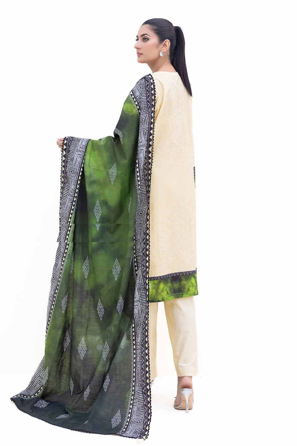 Gul Ahmed | Winter Collection 24 | Khaddar Dupatta K-42013 L by Gul Ahmed - Designer Dress - Type: Ladies Clothes - Available at Libayah - 100% Original