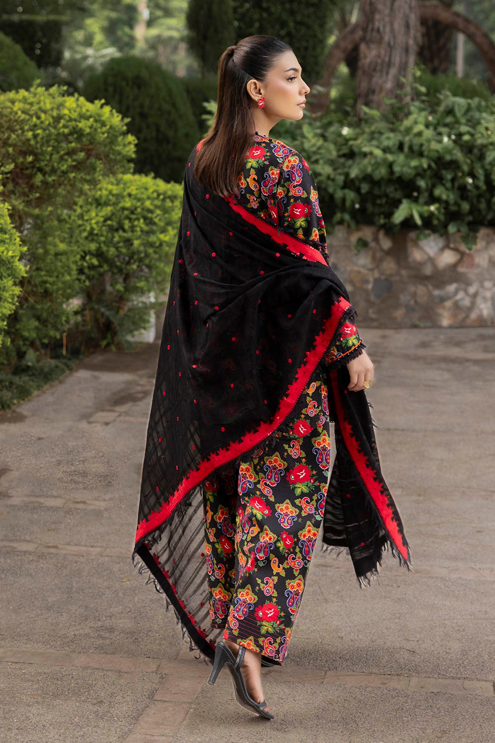 Gul Ahmed | Winter Collection 25 | K-52010 by Gul Ahmed - Designer Dress  - Type : Ladies Clothes - Available at Libayah - 100% Original 
