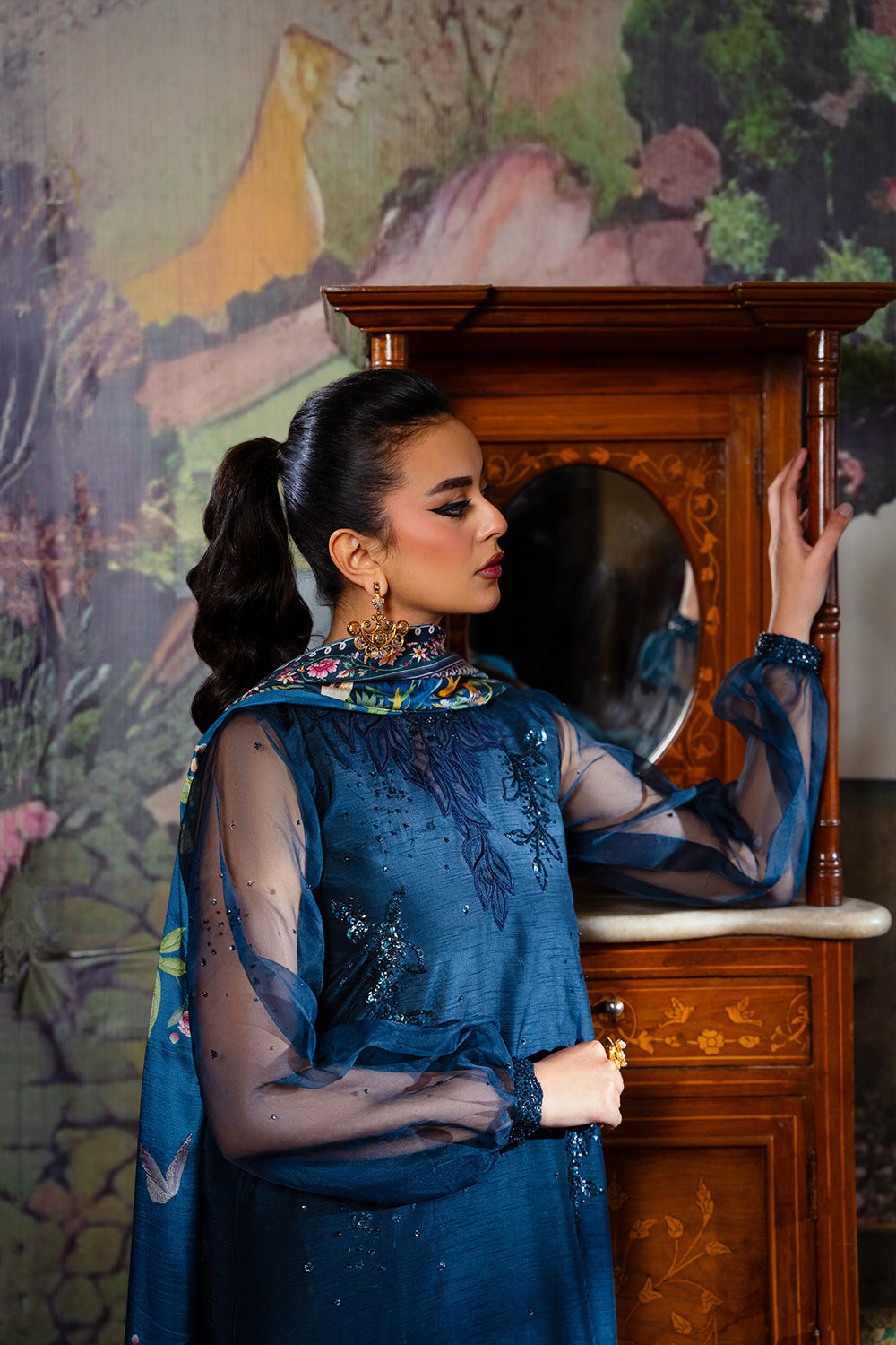 Saira Rizwan | Dahini Silk Pret | SIAN -SRLP03-25 by Saira Rizwan - Designer Dress - Type: Ladies Clothes - Available at Libayah - 100% Original