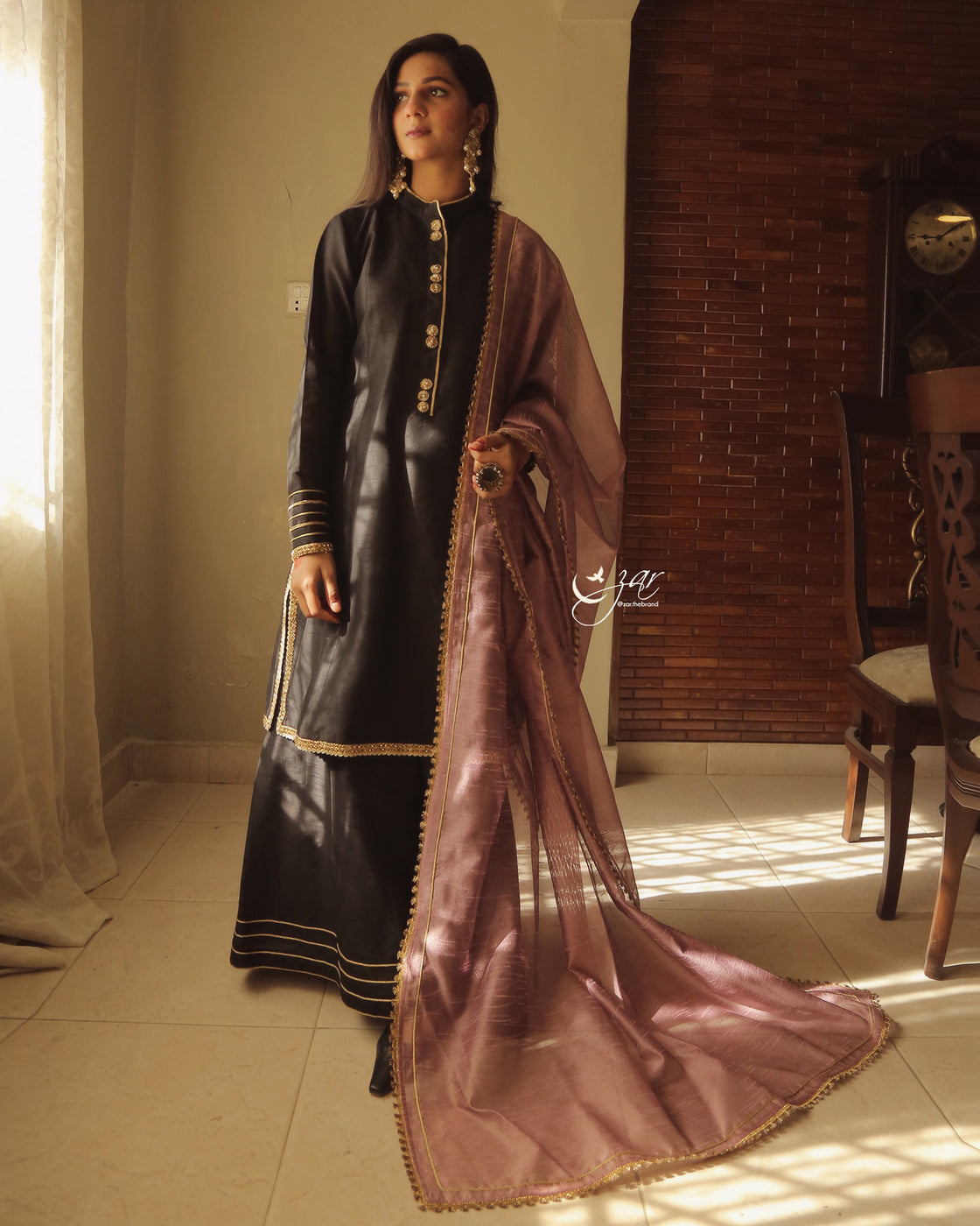 Zar | Formals Wear | Black by Zar - Designer Dress - Type: Ladies Clothes - Available at Libayah - 100% Original