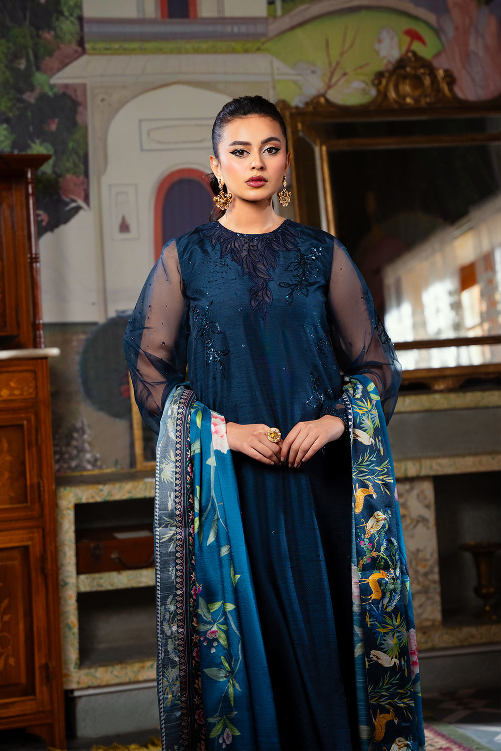Saira Rizwan | Dahini Silk Pret | SIAN -SRLP03-25 by Saira Rizwan - Designer Dress - Type: Ladies Clothes - Available at Libayah - 100% Original