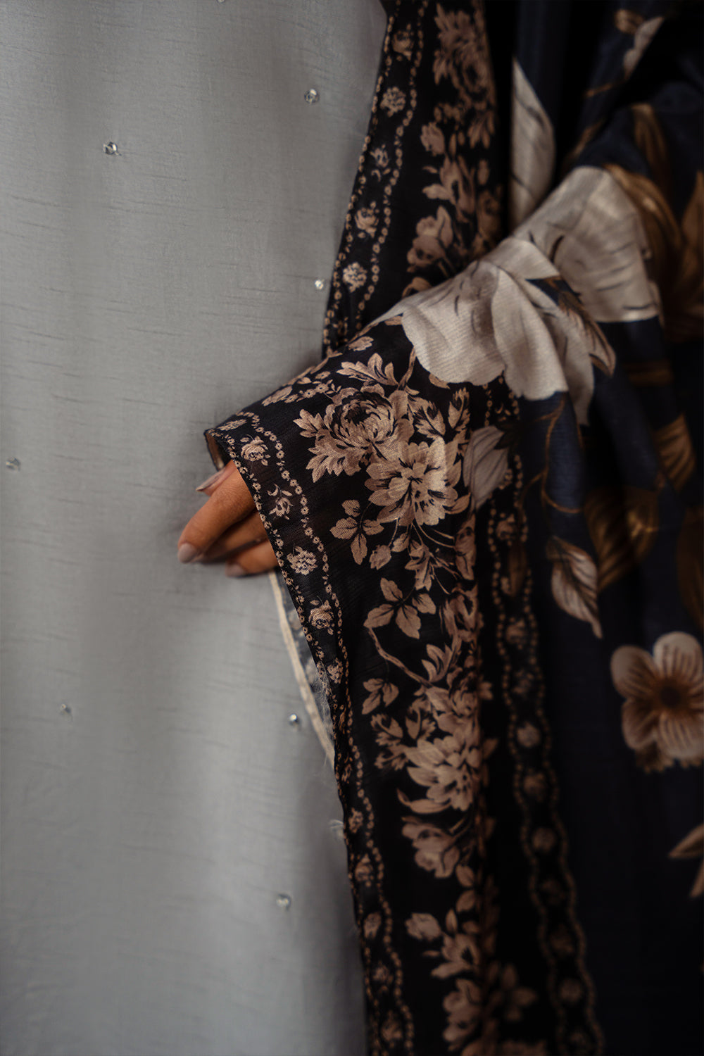 Saira Rizwan | Dahini Silk Pret | SWAN - SRLP04-25 by Saira Rizwan - Designer Dress - Type: Ladies Clothes - Available at Libayah - 100% Original