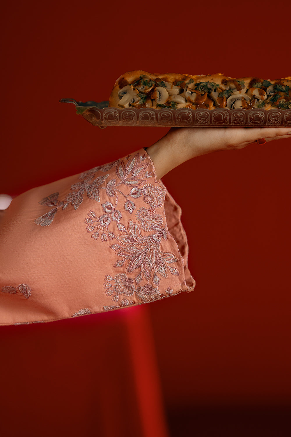 Saira Rizwan | Joolie Co ords | JOOLIE PEACH - JBP25-05 by Saira Rizwan - Designer Dress  - Type : Ladies Clothes - Available at Libayah - 100% Original 